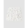 LCW DREAM Ekru Gömlek Yaka %100 Pamuklu Kadın Şortlu Pijama Takımı
