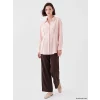 LCW Modest Pembe Modal Karışımlı Pileli Kadın Gömlek Tunik