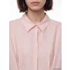 LCW Modest Pembe Modal Karışımlı Pileli Kadın Gömlek Tunik
