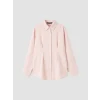 LCW Modest Pembe Modal Karışımlı Pileli Kadın Gömlek Tunik