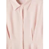 LCW Modest Pembe Modal Karışımlı Pileli Kadın Gömlek Tunik