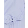 LCW Modest Mavi Pileli Kuşaklı Oversize Kadın Gömlek Tunik
