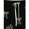LCW DREAM Siyah Gömlek Yaka Desenli Kadın Pijama Takımı