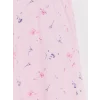 LCW DREAM Pembe Bisiklet Yaka Baskılı Kadın Şortlu Pijama Takımı