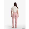 LCW DREAM Kırmızı Bisiklet Yaka Baskılı Kadın Pijama Takımı