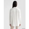 LCW STUDIO Ekru Kruvaze Kesim Kadın Gömlek Tunik