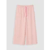 LCW DREAM Pembe Baskılı %100 Pamuklu Kadın Kaprili Pijama Takımı