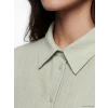 LCW Vision Yeşil Oversize Poplin Kadın Gömlek