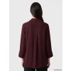 LCW STUDIO Bordo Gömlek Yaka Düğmeli Kadın Tunik