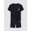 LC WAIKIKI Lacivert Fenerbahçe Baskılı Erkek Şortlu Pijama Takımı