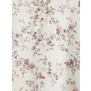 LCW Grace Ekru Fırfırlı Kaçık Yaka Çiçekli Kadın Tunik