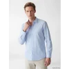 SOUTHBLUE Mavi Regular Fit Çizgili Gabardin Erkek Gömlek