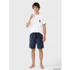 LC WAIKIKI Lacivert Regular Fit Baskılı Erkek Şortlu Pijama Takımı
