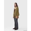 LCW EVERYDAY Haki Oversize Keten Karışımlı Kadın Kimono