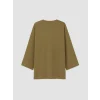 LCW EVERYDAY Haki Oversize Keten Karışımlı Kadın Kimono