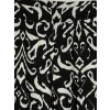 LCWAIKIKI Basic Siyah Beli Lastikli Desenli Kadın Pantolon