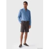 LCW Vision İndigo Regular Fit Keten Karışımlı Erkek Gömlek