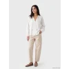 LCW Vision Beyaz Nakışlı Oversize %100 Pamuklu Bluz