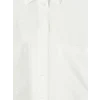 XSIDE Beyaz Oversize Kadın Crop Gömlek