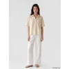 LCW Comfort Bej Nakışlı Kadın Gömlek