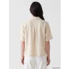 LCW Comfort Bej Nakışlı Kadın Gömlek