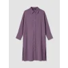 LCW Modest Mor Oversize Modal Karışımlı Kadın Gömlek Tunik