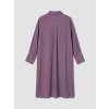 LCW Modest Mor Oversize Modal Karışımlı Kadın Gömlek Tunik
