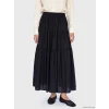 LCW Modest Siyah Beli Lastikli Katkat Etek
