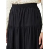 LCW Modest Siyah Beli Lastikli Katkat Etek