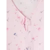 LCW DREAM Pembe V Yaka Çiçekli Kadın Pijama Takım