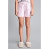 Defacto H8098A8ER105 Ekru Kpop - Demon Hunters Lisanslı Regular Fıt Elastik Bel 2li Ekru Pijama Takımı Kız Çocuk