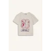 Defacto H8098A8ER105 Ekru Kpop - Demon Hunters Lisanslı Regular Fıt Elastik Bel 2li Ekru Pijama Takımı Kız Çocuk