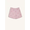 Defacto H8098A8ER105 Ekru Kpop - Demon Hunters Lisanslı Regular Fıt Elastik Bel 2li Ekru Pijama Takımı Kız Çocuk
