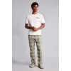 Defacto H8717AXWT34 Beyaz %100 Pamuk New Regular Fıt Kısa Kollu 2li Pijama Takımı