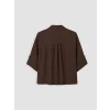 LCW Vision Kahverengi Oversize Kadın Gömlek