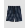 LC WAIKIKI Lacivert Regular Fit Baskılı Erkek Şortlu Pijama Takımı