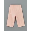 LCW Kids Ekru Bisiklet Yaka Baskılı Kız Çocuk Şortlu Pijama Takımı