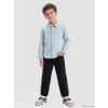LCW Kids Siyah Baggy Fit Erkek Çocuk Jean Pantolon