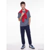 LCW Kids Lacivert Erkek Çocuk Gabardin Jogger Pantolon