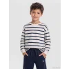 LCW Kids Lacivert Erkek Çocuk Uzun Kollu Tişört
