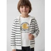 LCW Kids Antrasit Çizgili Erkek Çocuk Takım 3lü