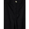 LCW Kids Siyah Regular Fit Kız Çocuk Gabardin Pantolon