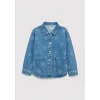 Mavi 7210002-A4163 LUYU 90lar Yıldız Baskılı Indigo Mavisi Denim Gömlek