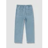 LCW Kids İndigo Straight Fit Nakışlı Kız Çocuk Jean Pantolon