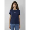 Mavi 1614200-70488 Mavi Logo Baskılı Lacivert Tişört