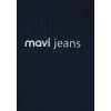 Mavi 1614200-70488 Mavi Logo Baskılı Lacivert Tişört