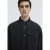 Mavi 0210588-85622 Aidan Mavi Black Antrasit Jean Gömlek