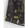 LCW SWIMWEAR Antrasit Kısa Boy Desenli Erkek Deniz Şortu