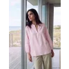 LCW Vision Pembe Kaçık Yaka Nakış Detaylı Bluz