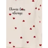 LCW Kids Ekru Fırfırlı Kız Çocuk Taytlı Takım